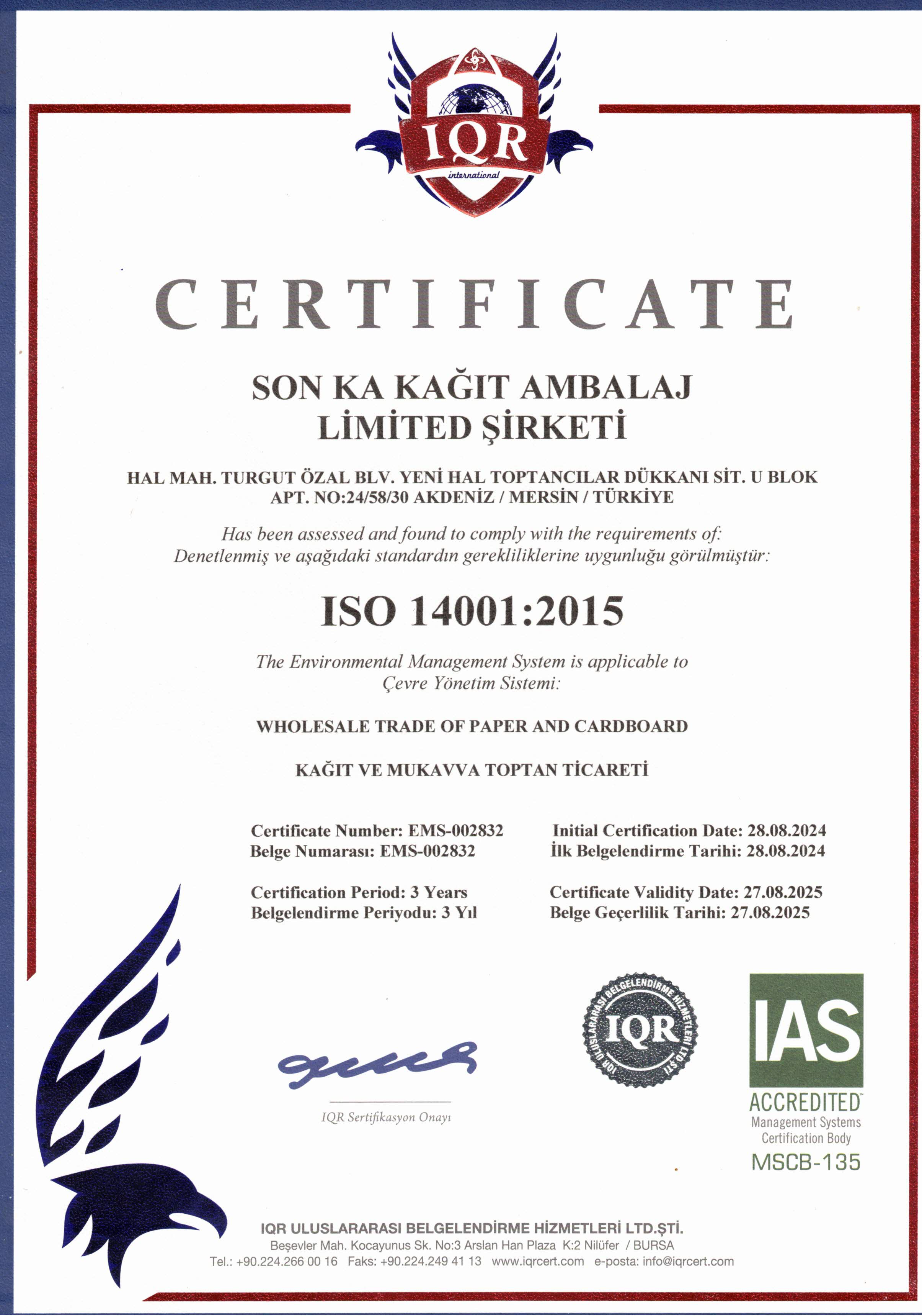 ISO 14001 2015